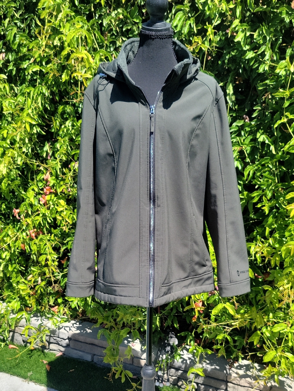 Free Country Green Fleece Lined Jacket
